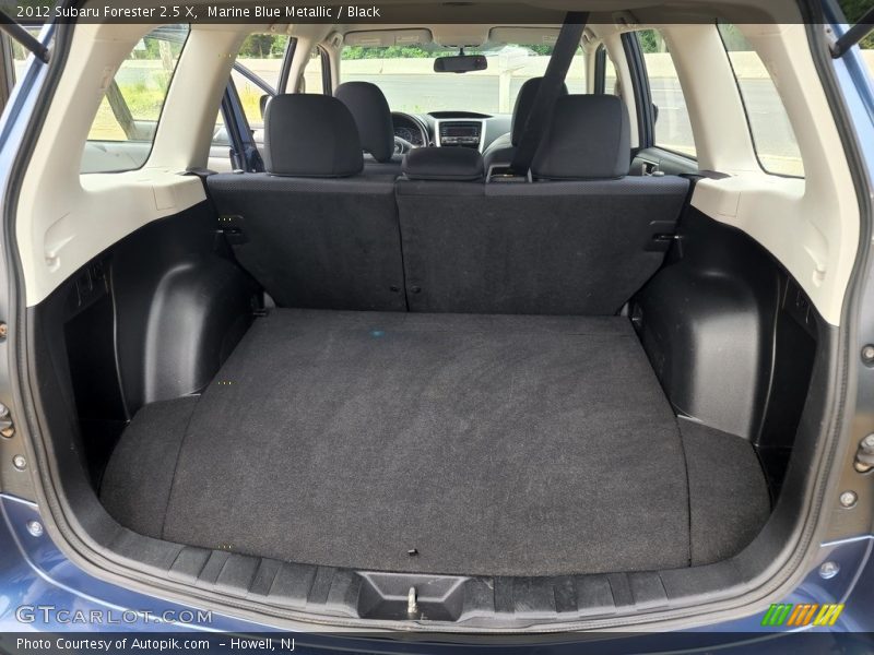 Marine Blue Metallic / Black 2012 Subaru Forester 2.5 X