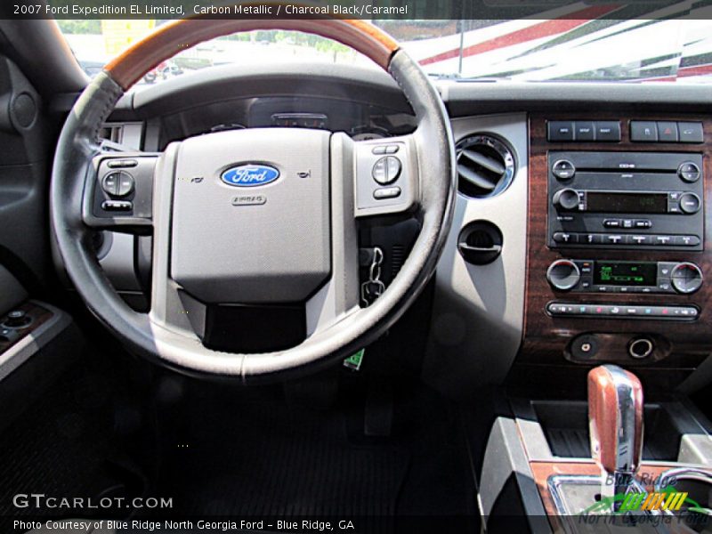 Carbon Metallic / Charcoal Black/Caramel 2007 Ford Expedition EL Limited
