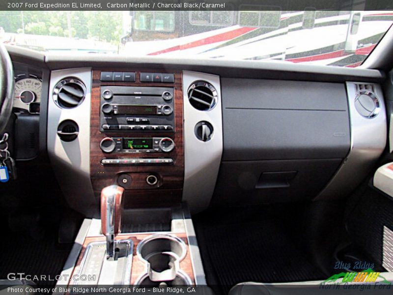Carbon Metallic / Charcoal Black/Caramel 2007 Ford Expedition EL Limited