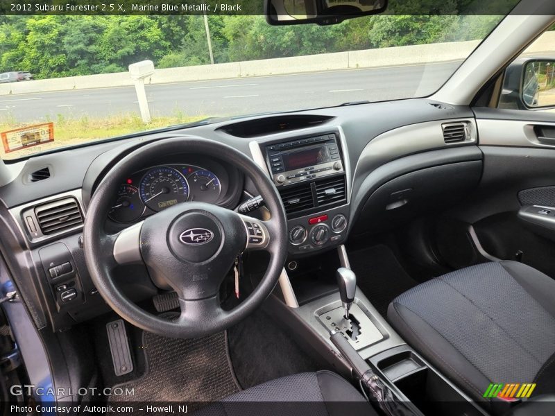 Marine Blue Metallic / Black 2012 Subaru Forester 2.5 X