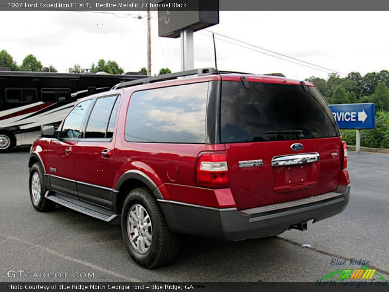 Redfire Metallic / Charcoal Black 2007 Ford Expedition EL XLT