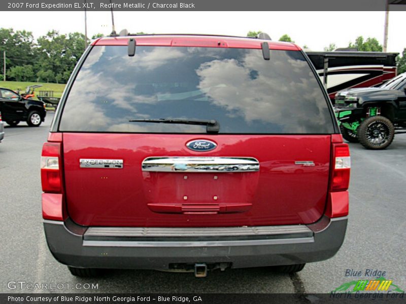 Redfire Metallic / Charcoal Black 2007 Ford Expedition EL XLT