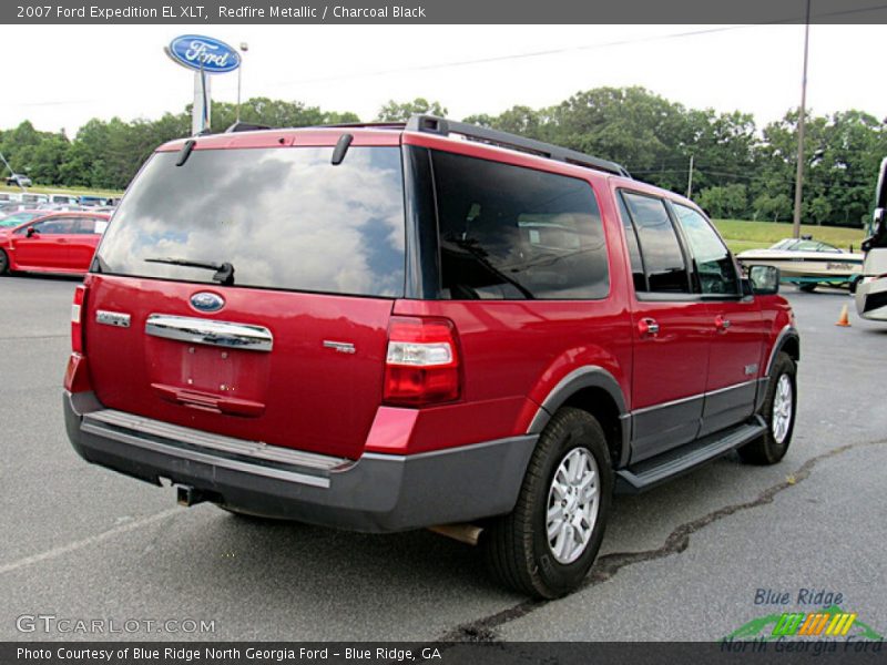 Redfire Metallic / Charcoal Black 2007 Ford Expedition EL XLT
