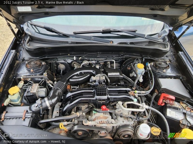 Marine Blue Metallic / Black 2012 Subaru Forester 2.5 X