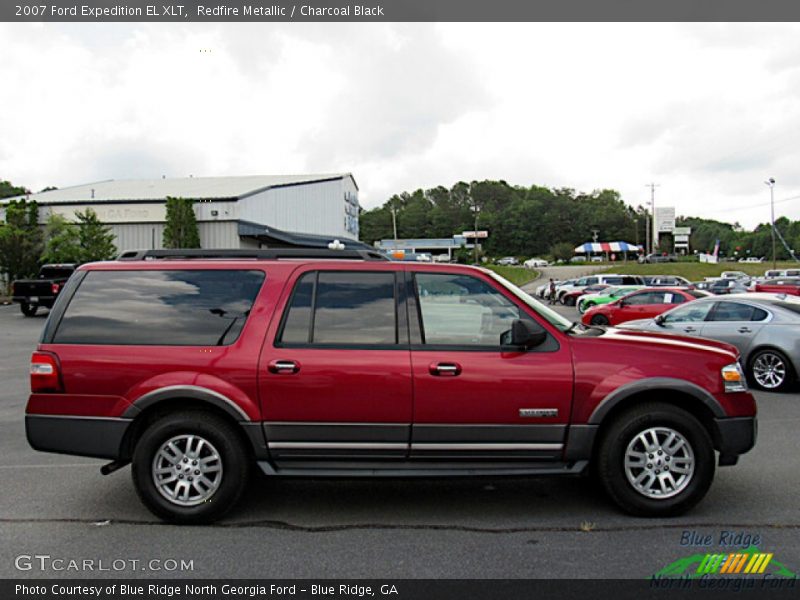 Redfire Metallic / Charcoal Black 2007 Ford Expedition EL XLT