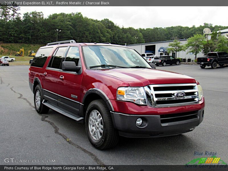 Redfire Metallic / Charcoal Black 2007 Ford Expedition EL XLT