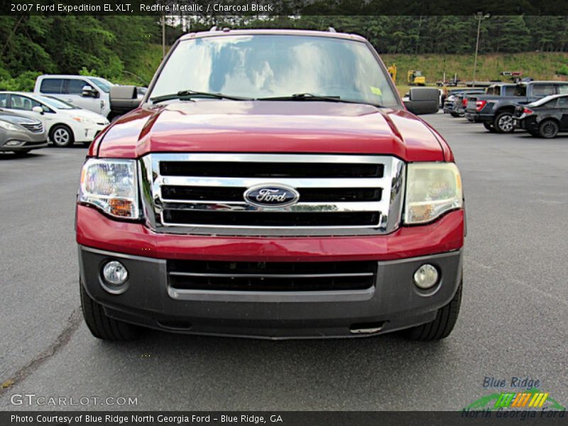 Redfire Metallic / Charcoal Black 2007 Ford Expedition EL XLT