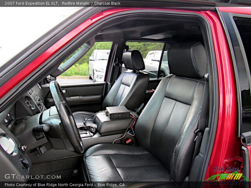 Redfire Metallic / Charcoal Black 2007 Ford Expedition EL XLT