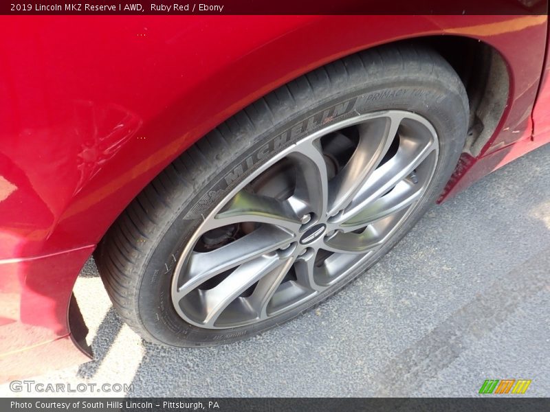 Ruby Red / Ebony 2019 Lincoln MKZ Reserve I AWD
