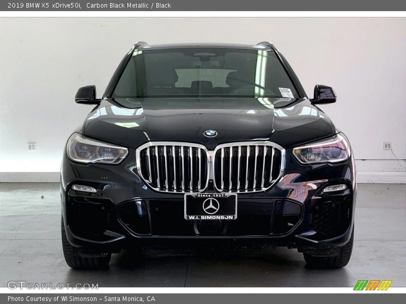 Carbon Black Metallic / Black 2019 BMW X5 xDrive50i