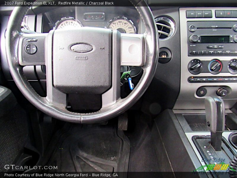 Redfire Metallic / Charcoal Black 2007 Ford Expedition EL XLT