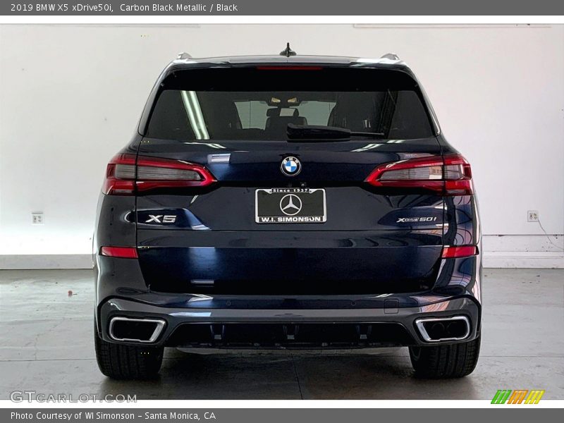 Carbon Black Metallic / Black 2019 BMW X5 xDrive50i
