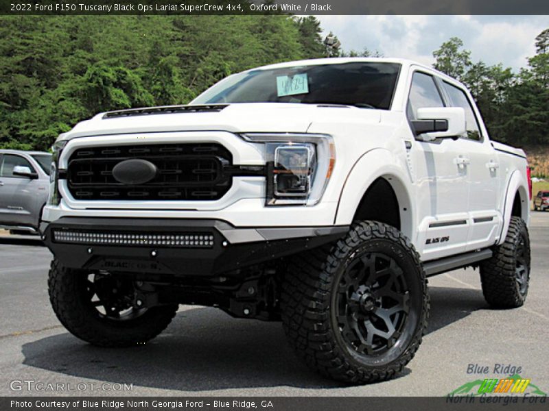 Oxford White / Black 2022 Ford F150 Tuscany Black Ops Lariat SuperCrew 4x4