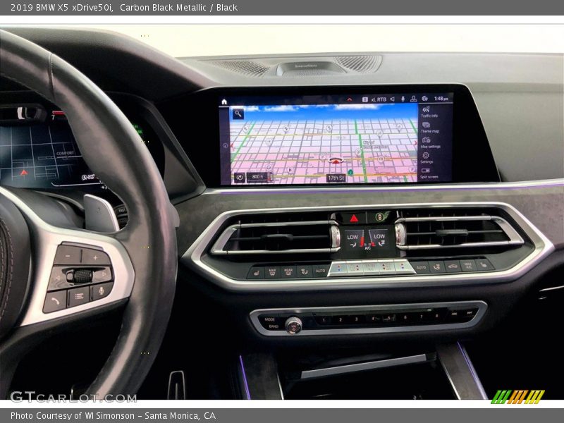 Carbon Black Metallic / Black 2019 BMW X5 xDrive50i
