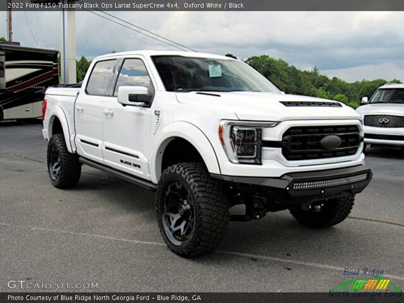 Oxford White / Black 2022 Ford F150 Tuscany Black Ops Lariat SuperCrew 4x4