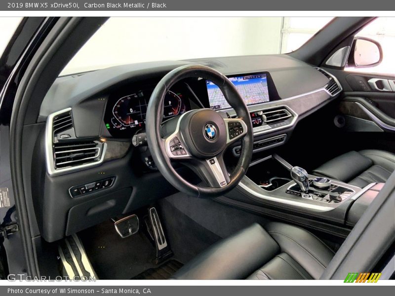 Carbon Black Metallic / Black 2019 BMW X5 xDrive50i