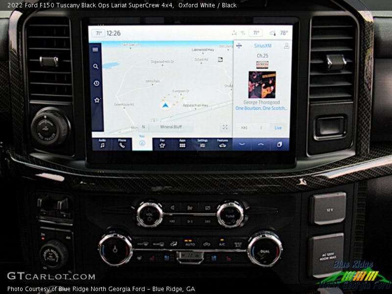 Oxford White / Black 2022 Ford F150 Tuscany Black Ops Lariat SuperCrew 4x4
