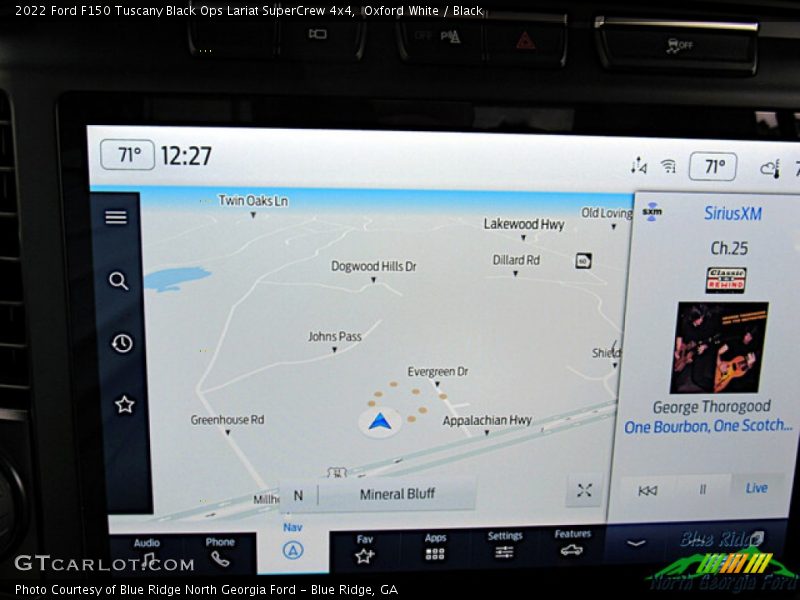 Oxford White / Black 2022 Ford F150 Tuscany Black Ops Lariat SuperCrew 4x4