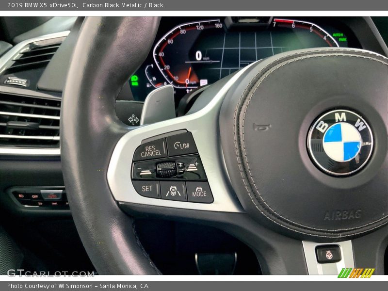 Carbon Black Metallic / Black 2019 BMW X5 xDrive50i