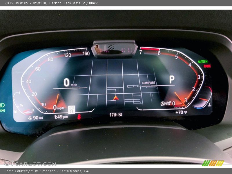 Carbon Black Metallic / Black 2019 BMW X5 xDrive50i