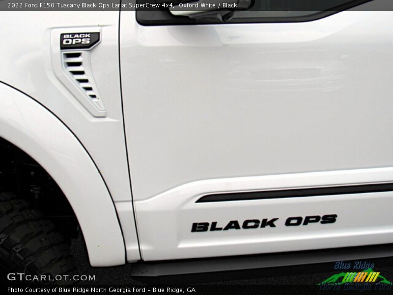 Oxford White / Black 2022 Ford F150 Tuscany Black Ops Lariat SuperCrew 4x4
