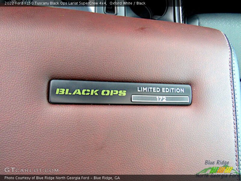 Oxford White / Black 2022 Ford F150 Tuscany Black Ops Lariat SuperCrew 4x4