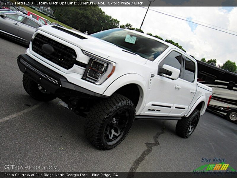 Oxford White / Black 2022 Ford F150 Tuscany Black Ops Lariat SuperCrew 4x4