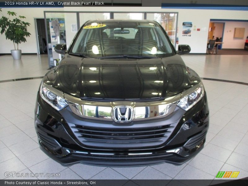 Crystal Black Pearl / Black 2019 Honda HR-V LX AWD