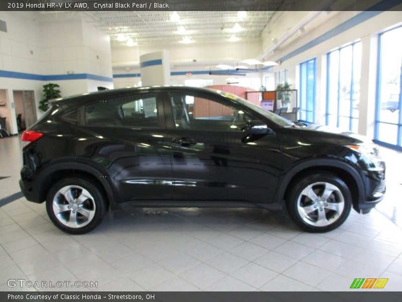 Crystal Black Pearl / Black 2019 Honda HR-V LX AWD