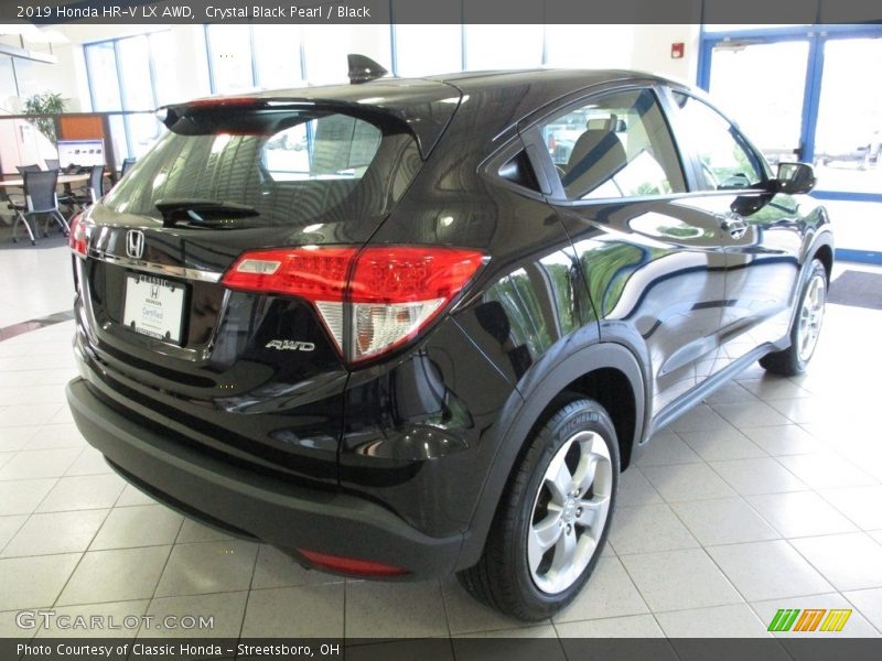 Crystal Black Pearl / Black 2019 Honda HR-V LX AWD