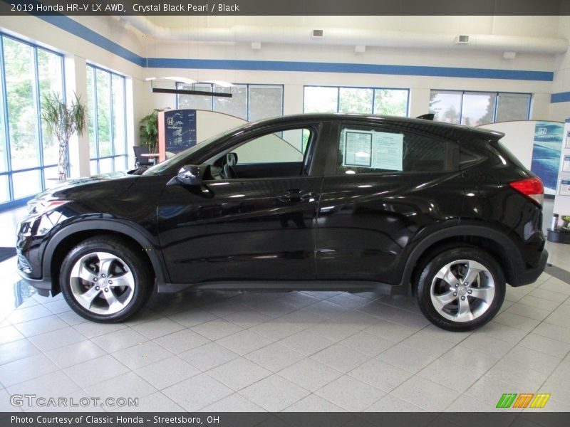 Crystal Black Pearl / Black 2019 Honda HR-V LX AWD