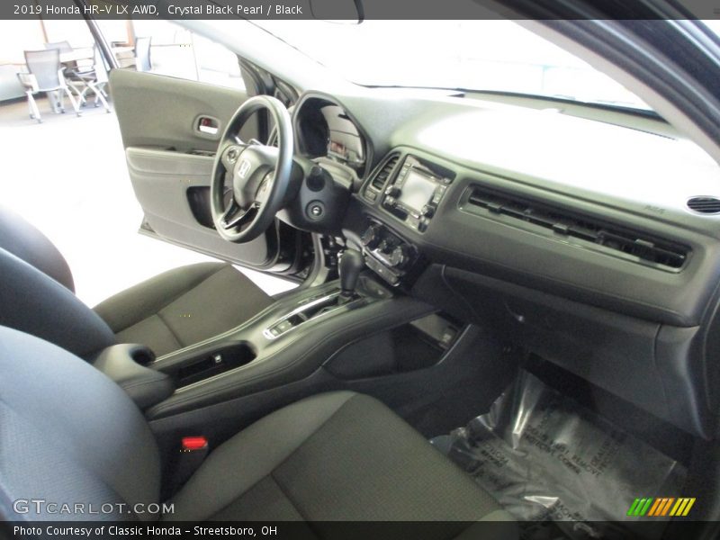 Crystal Black Pearl / Black 2019 Honda HR-V LX AWD