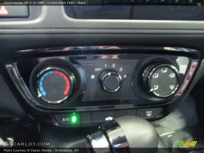 Crystal Black Pearl / Black 2019 Honda HR-V LX AWD