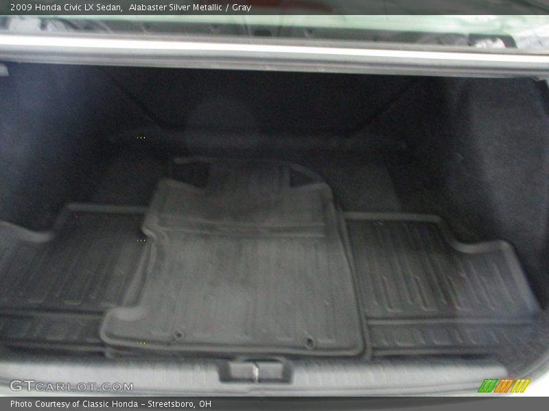Alabaster Silver Metallic / Gray 2009 Honda Civic LX Sedan