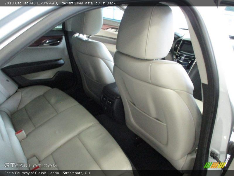 Radiant Silver Metallic / Jet Black 2018 Cadillac ATS Luxury AWD