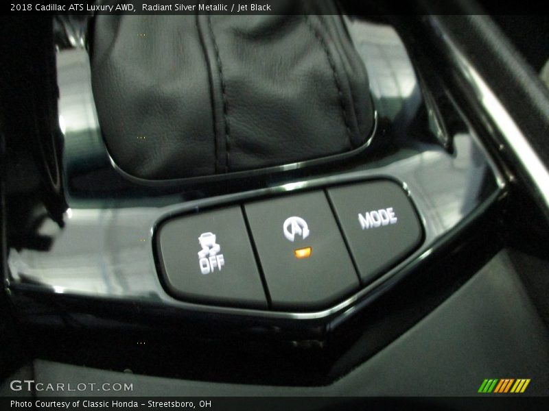 Radiant Silver Metallic / Jet Black 2018 Cadillac ATS Luxury AWD