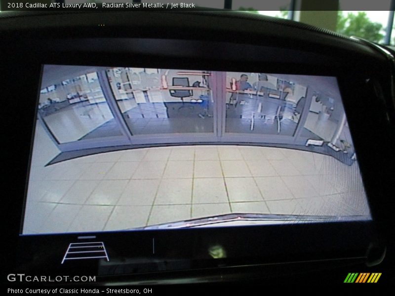 Radiant Silver Metallic / Jet Black 2018 Cadillac ATS Luxury AWD