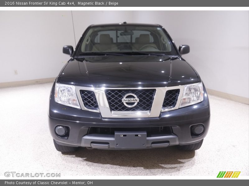 Magnetic Black / Beige 2016 Nissan Frontier SV King Cab 4x4