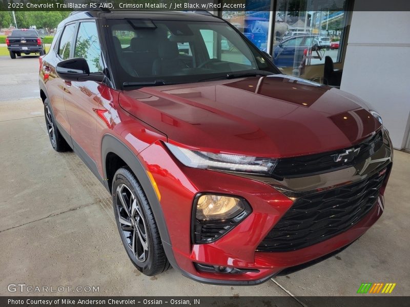 Crimson Metallic / Jet Black w/Red Accents 2022 Chevrolet TrailBlazer RS AWD