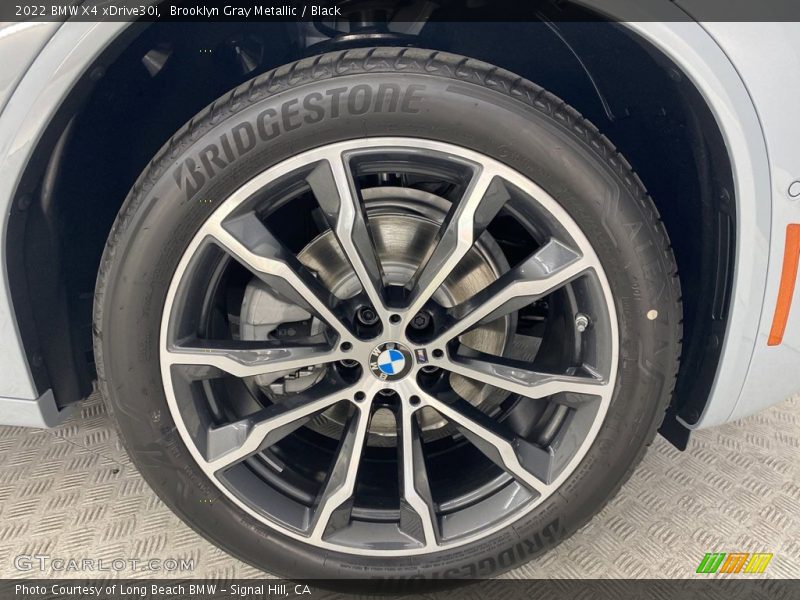 Brooklyn Gray Metallic / Black 2022 BMW X4 xDrive30i