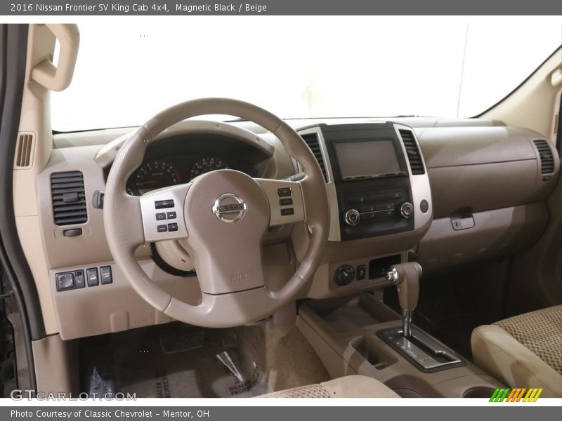 Magnetic Black / Beige 2016 Nissan Frontier SV King Cab 4x4