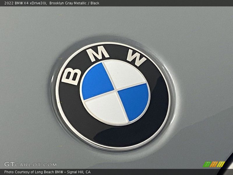 Brooklyn Gray Metallic / Black 2022 BMW X4 xDrive30i