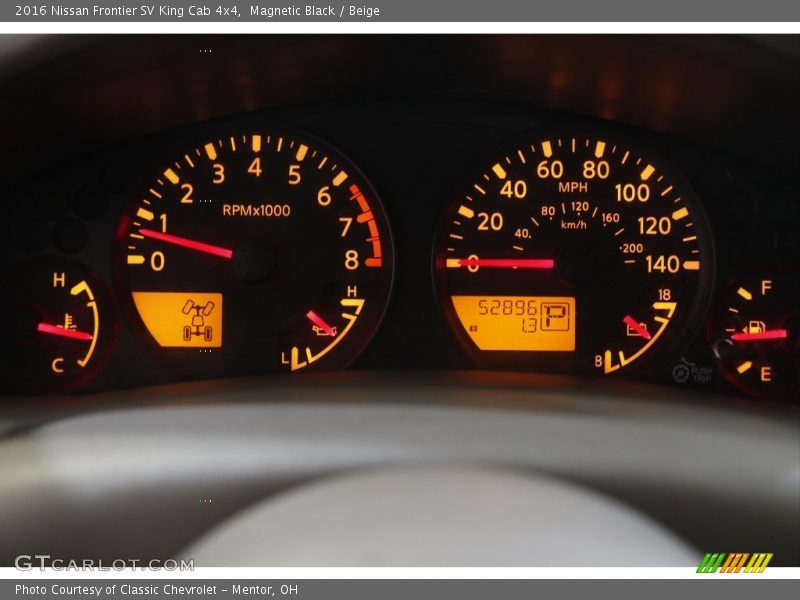  2016 Frontier SV King Cab 4x4 SV King Cab 4x4 Gauges