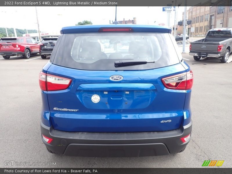 Lightning Blue Metallic / Medium Stone 2022 Ford EcoSport S 4WD