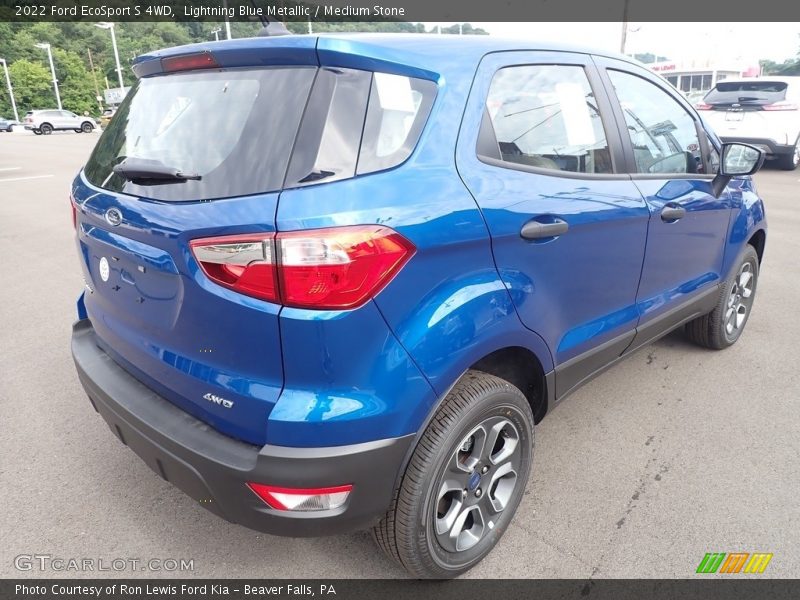 Lightning Blue Metallic / Medium Stone 2022 Ford EcoSport S 4WD