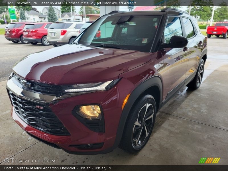 Crimson Metallic / Jet Black w/Red Accents 2022 Chevrolet TrailBlazer RS AWD