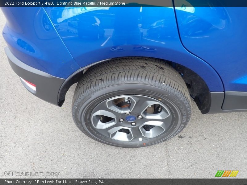 Lightning Blue Metallic / Medium Stone 2022 Ford EcoSport S 4WD