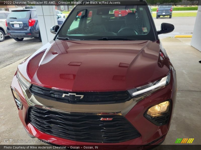 Crimson Metallic / Jet Black w/Red Accents 2022 Chevrolet TrailBlazer RS AWD
