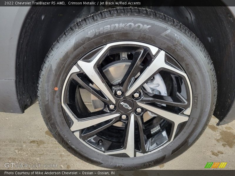 Crimson Metallic / Jet Black w/Red Accents 2022 Chevrolet TrailBlazer RS AWD