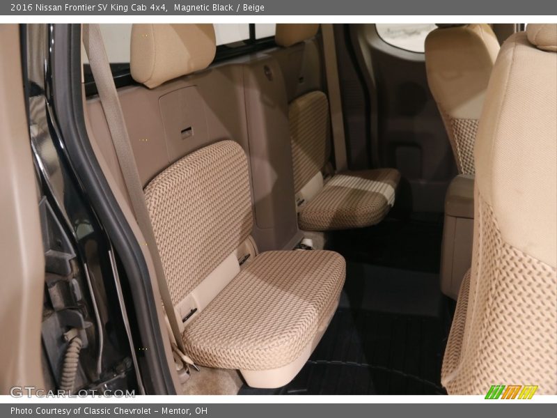 Rear Seat of 2016 Frontier SV King Cab 4x4